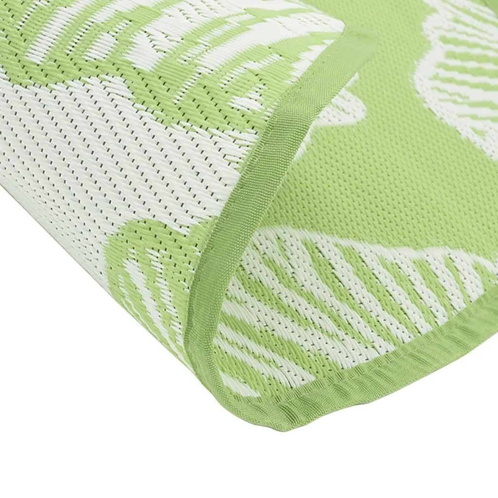 Tapis ARAKIL Vert Ø120 cm en PP : Traitement Anti-UV et Durable - 4