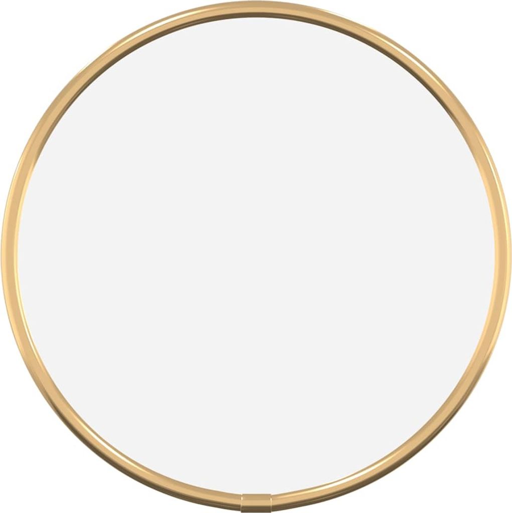 vidaXL Nástenné zrkadlo Golden Ø 20 cm Round Obrázok produktu 