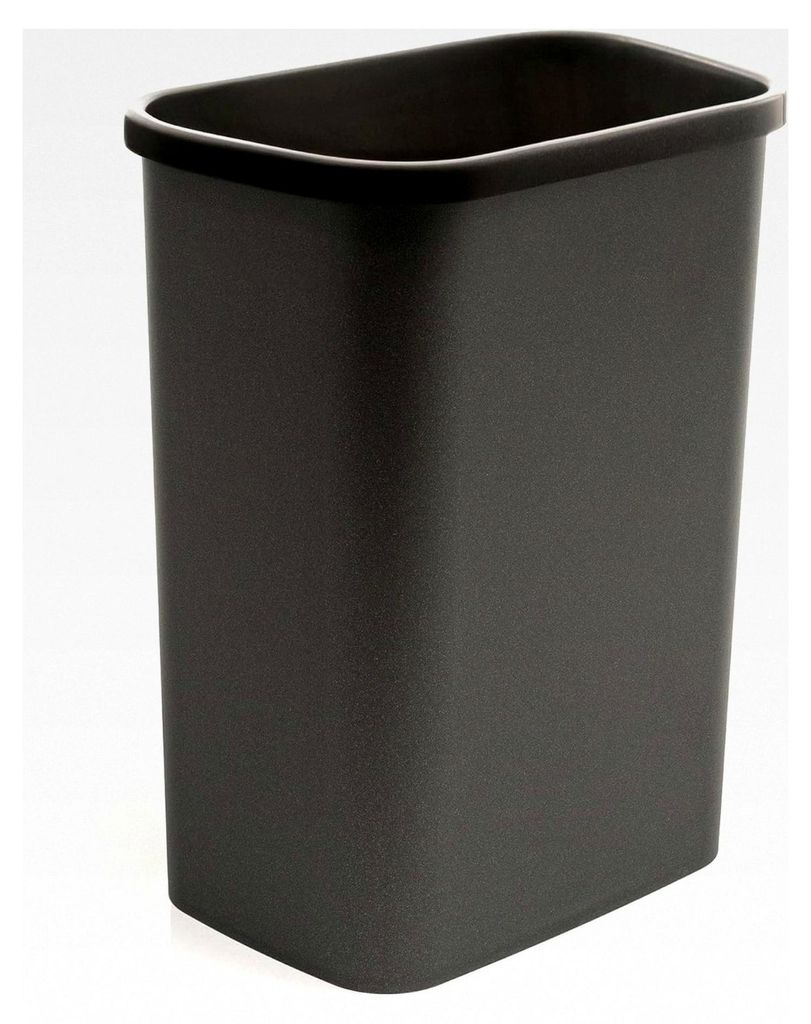 Papierkorb 10 Liter ohne Deckel, Mülleimer 10 Liter, Papiermülleimer 10l für Küche, Büro und Bad, schmaler Mülleimer für Papiertüten, Decke...