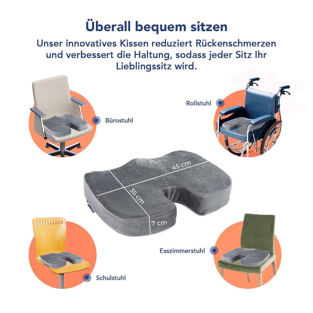 Ergonomiczna poduszka siedziska Zdjęcie produktu 3