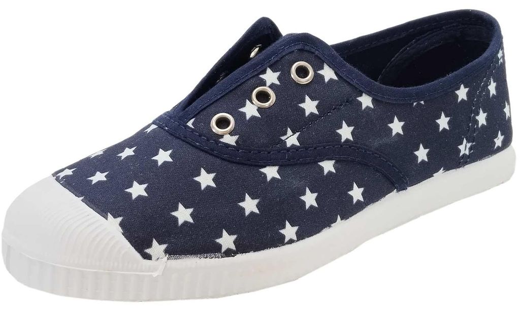 Natural World Grape Stars Kinder Bio-Slipper aus Baumwolle mit Sternen Marino, W70010-77