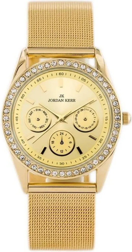 Montre Jordan Kerr AW273 pour Homme avec Bracelet en Acier Argenté Chic