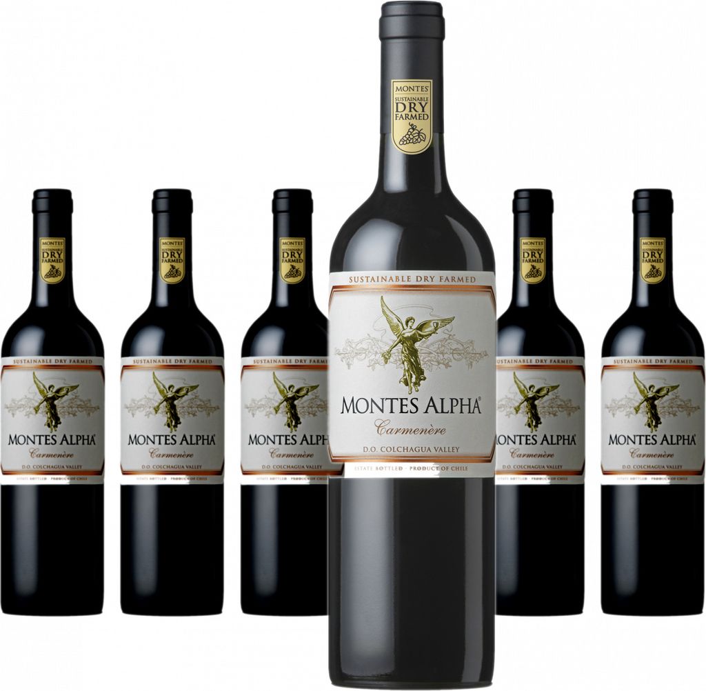 Montes Alpha Carmenère 2021 Valle Central | Chile | 14% vol Produktbild 