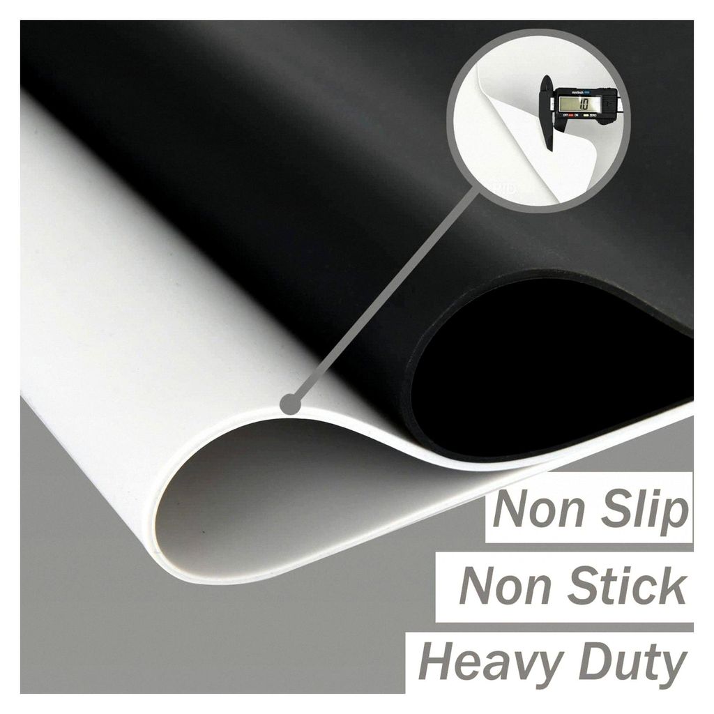 Extra große Silikonmatte, 91,4 x 61 cm, hitzebeständige Matte zum Schutz von Küchenarbeitsplatten, dicke Platzsets, waschbare Silikonmatten für...