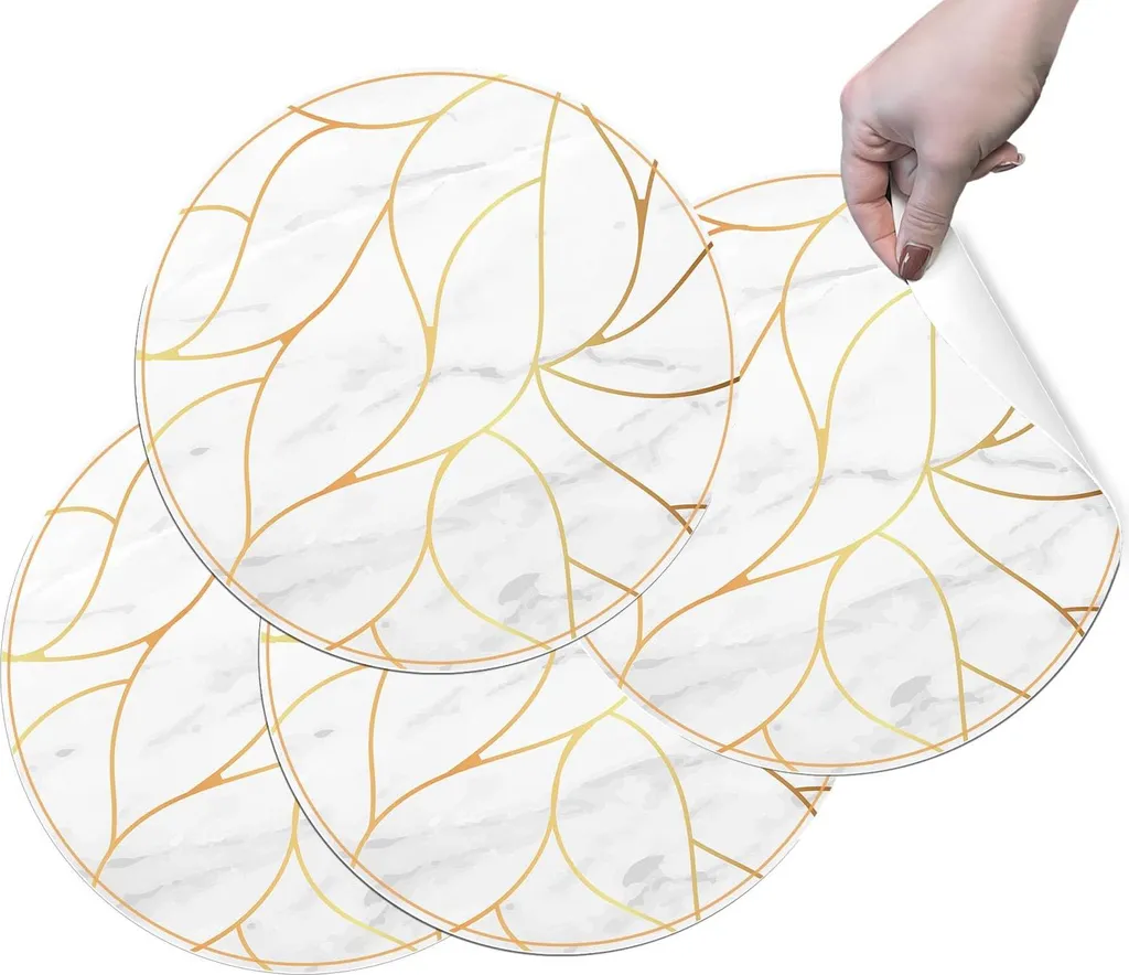 HUBDECO Tovagliette Colazione Set 4 Pezzi Facili da Pulire