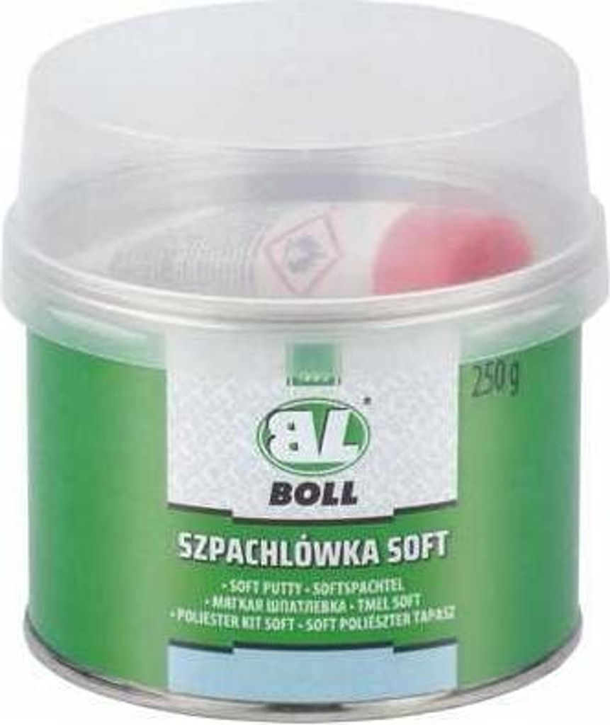 Weiche, flexible und gut schleifbare Polyesterspachtelmasse für Reparaturen 250 g