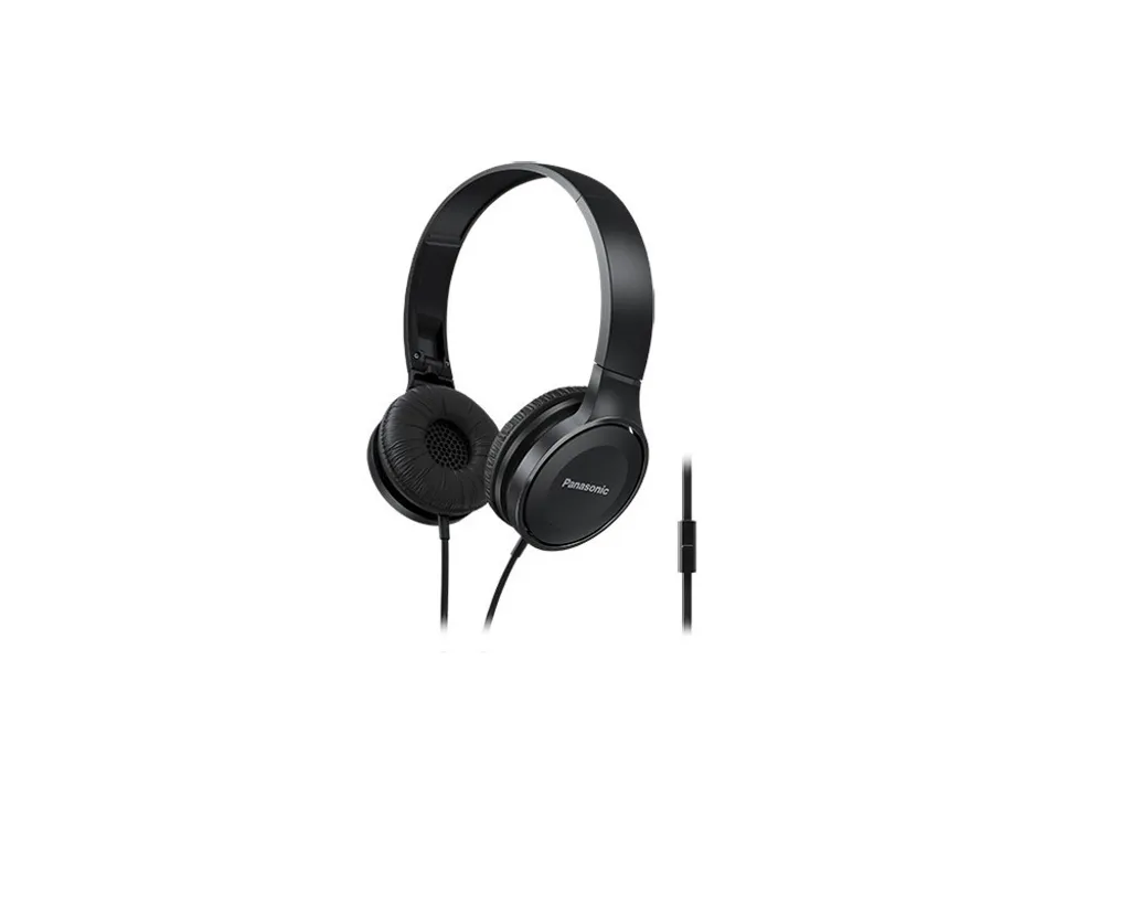 Casque avec micro Panasonic RP-HF100ME-K pour smartphone noir