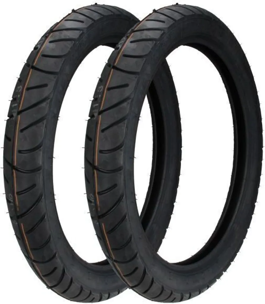 Paire de pneus sport pour cyclo 2.75-17 Heidenau K56 profil dynamique