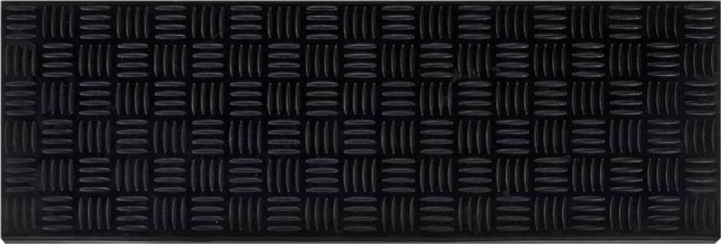 vidaXL Stufenmatten 10 Stk. 25x75 cm Gummi