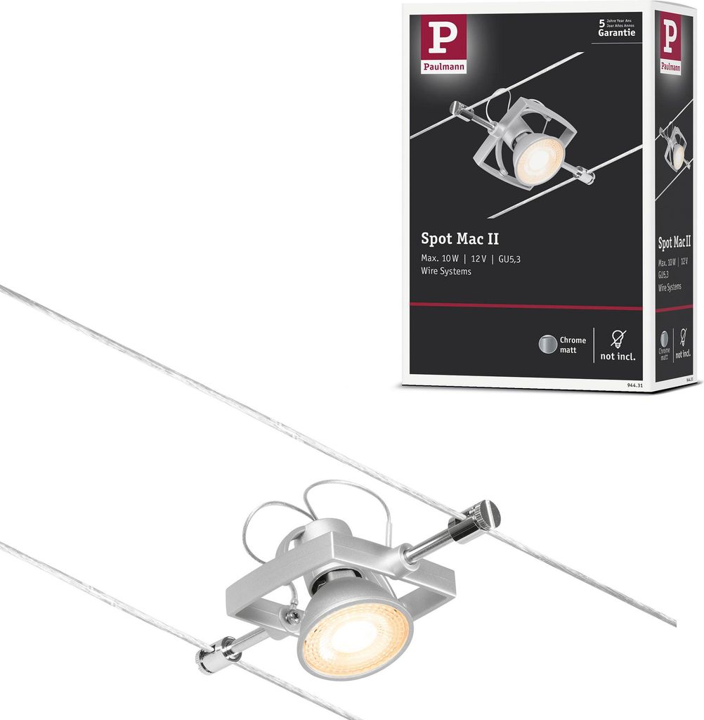 Paulmann CorDuo Seilsystem Mac II Einzelspot