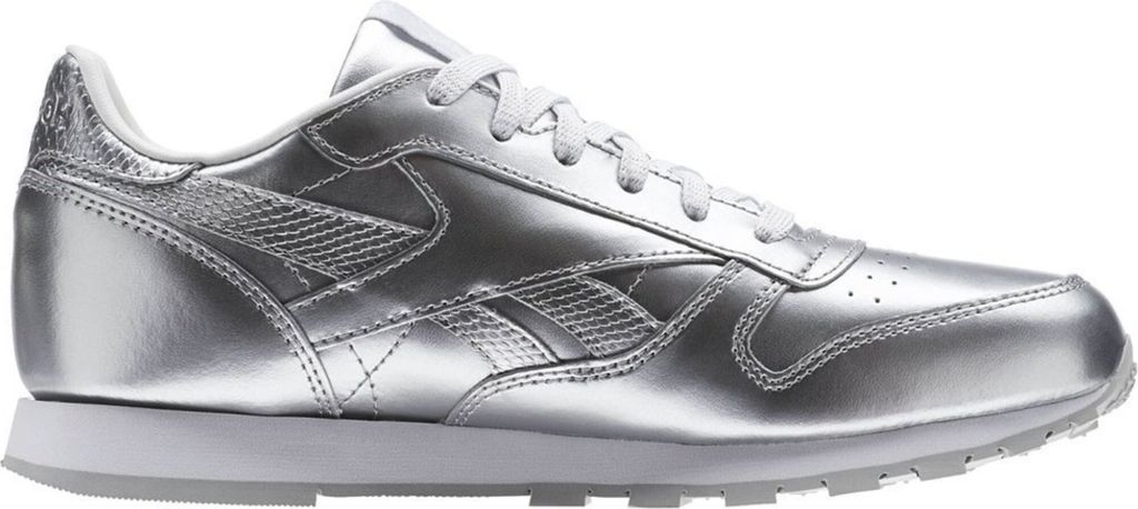 Reebok Schuhe Classic Leather Metallic Silver, BS8945