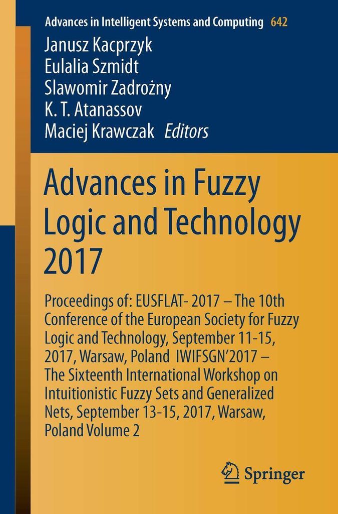 Advances in Fuzzy Logic and Technology 2017