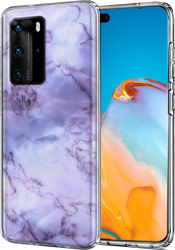 Motiv TPU Cover für Huawei P40 Pro Hülle Silikon Case mit Muster Handy Schutzhülle