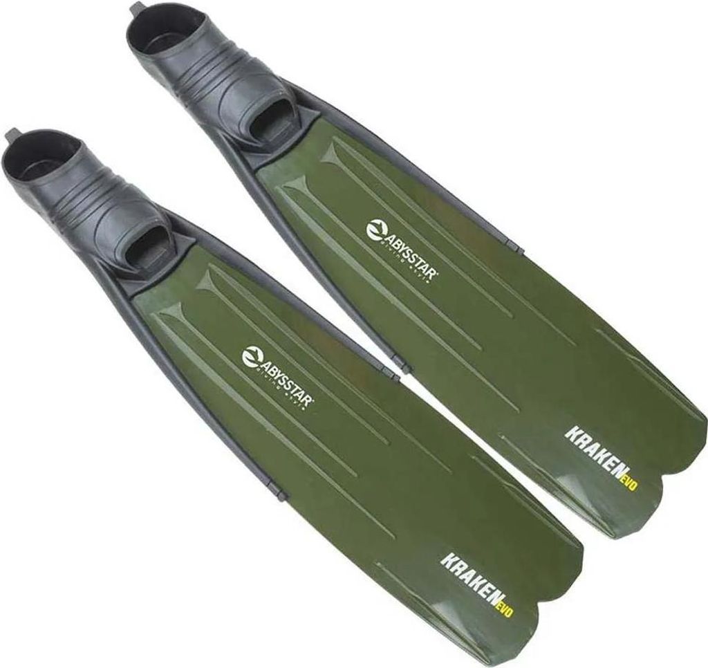 Abysstar Kraken Evo Freitauchflossen Grün EU 44-46 Grün EU 44-46