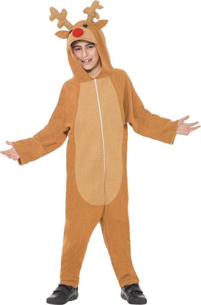 Smiffys - Bodysuit (Kostüm) für Kinder SM645 (128-134) (Braun)