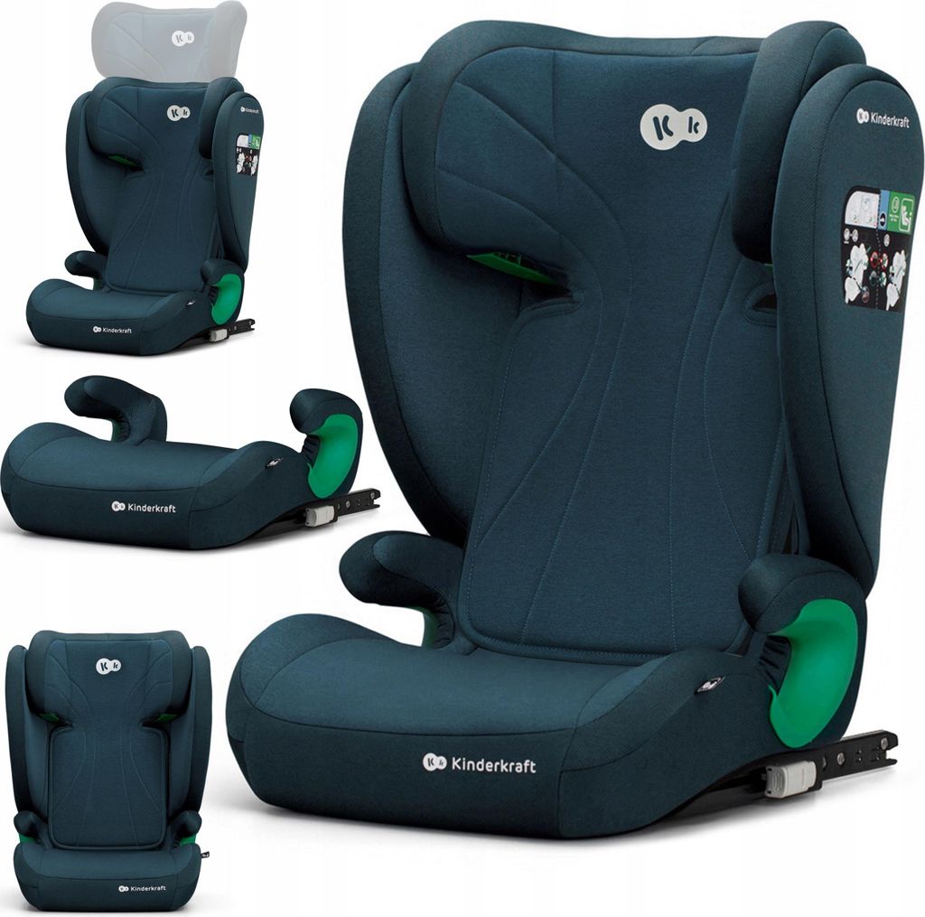 Kinderkraft Junior Fix I-Size Autositz Grün 15-36 Kg R129
