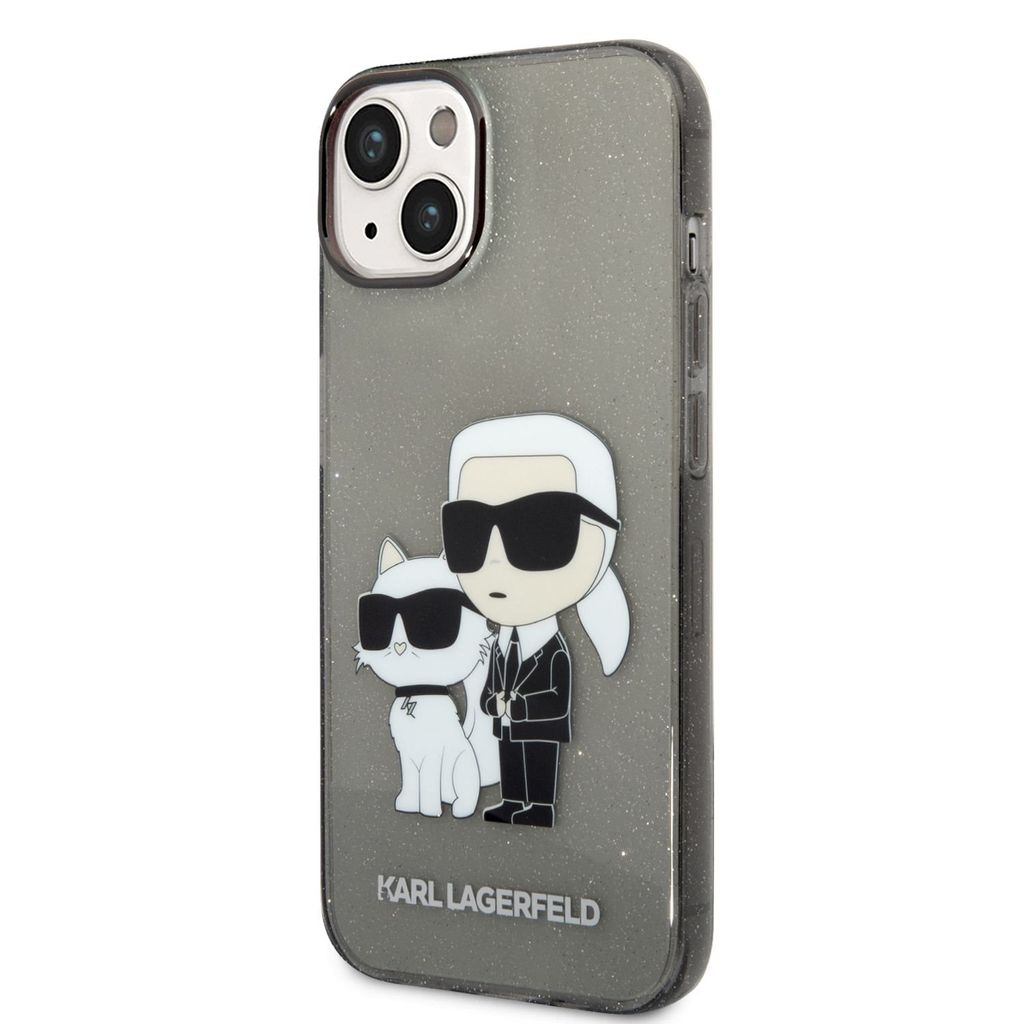 Telefoonhoesje Karl Lagerfeld Glitter Karl&Choupette voor Productafbeelding 