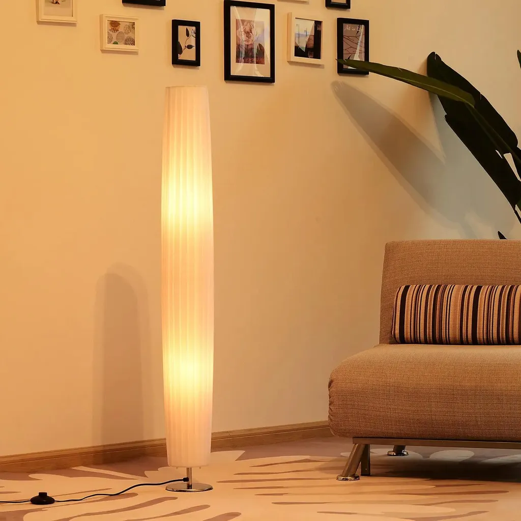 Lampadaire design en acier 120 cm - Éclairage LED variable 2000 lm - 2
