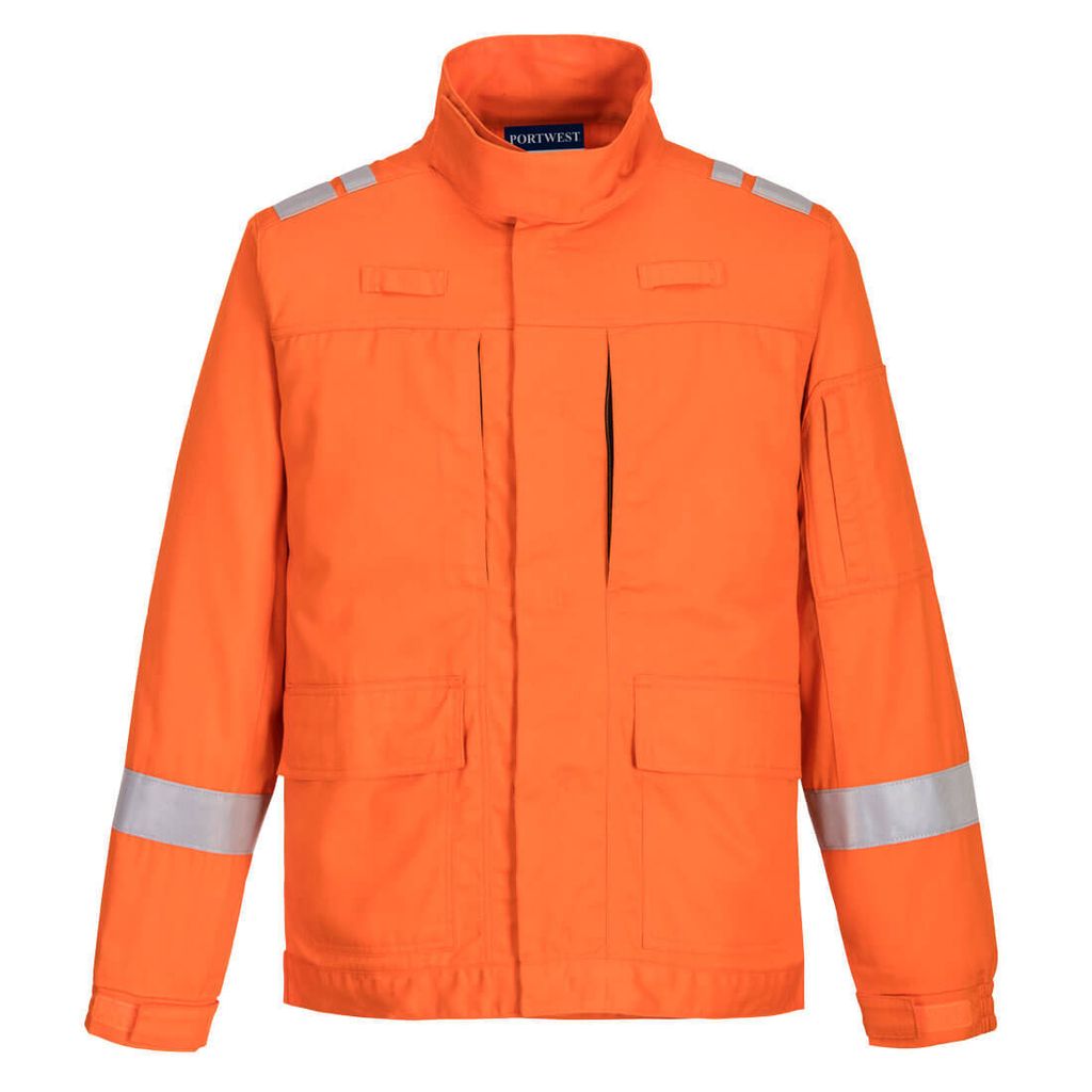 Portwest FR601 Leichte Bizflame Plus Jacke Orange Gr. S