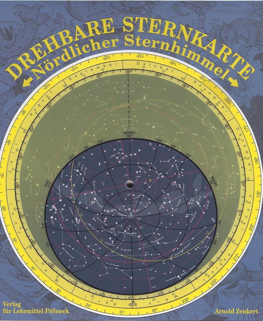 Zenkert, A: Sternkarte, Nördlicher Sternhimmel Produktbild 