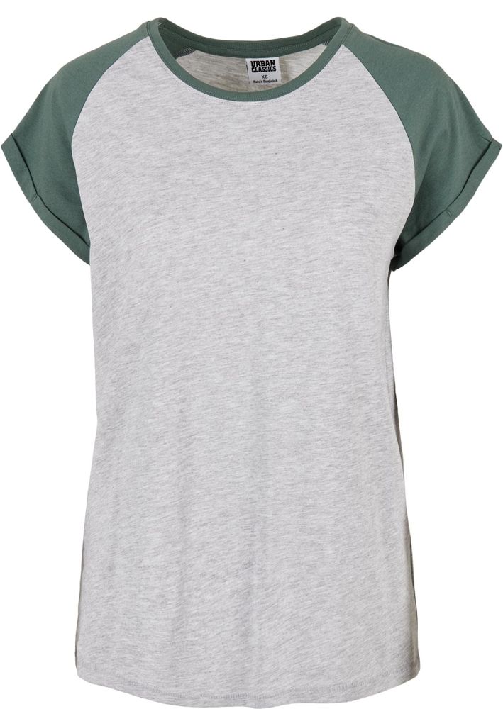 Urban Classics T-Shirt Damen Ladies Contrast Raglan Tee Produktbild 