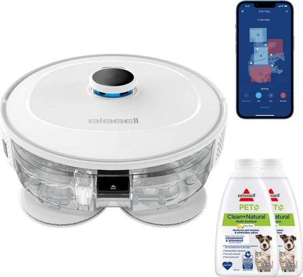 BISSELL - Staubsaugerroboter SpinWave R5 Pet - 500 ml Produktbild 