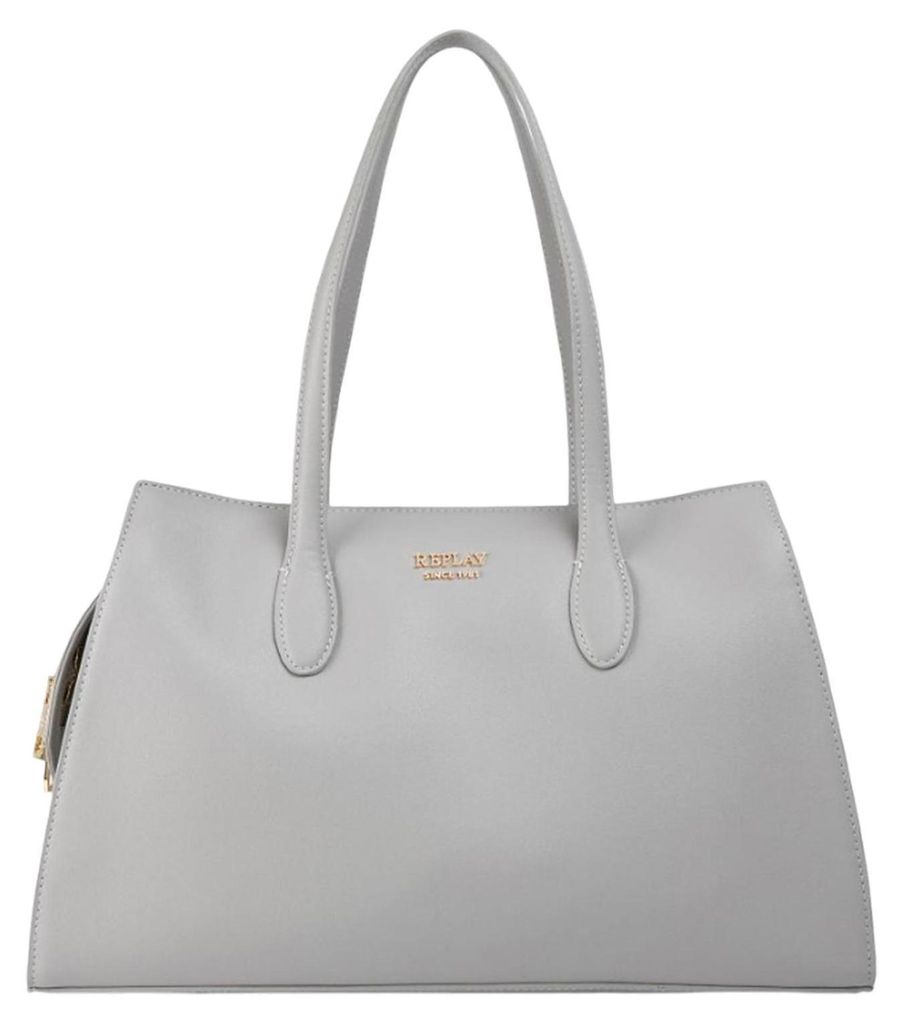 REPLAY Handtasche Handbag Elephant Skin grau