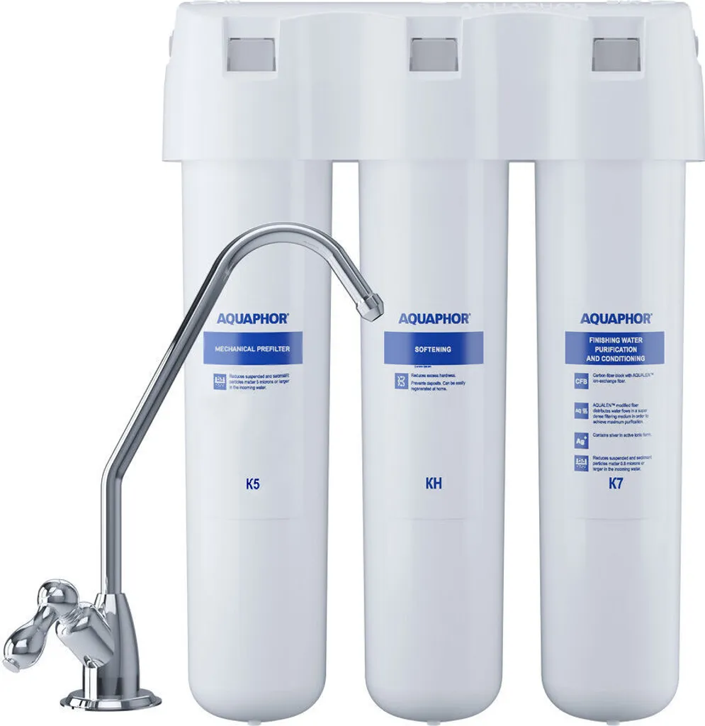 Station d'eau potable pour cuisine AQUAPHOR Crystal HA avec robinet