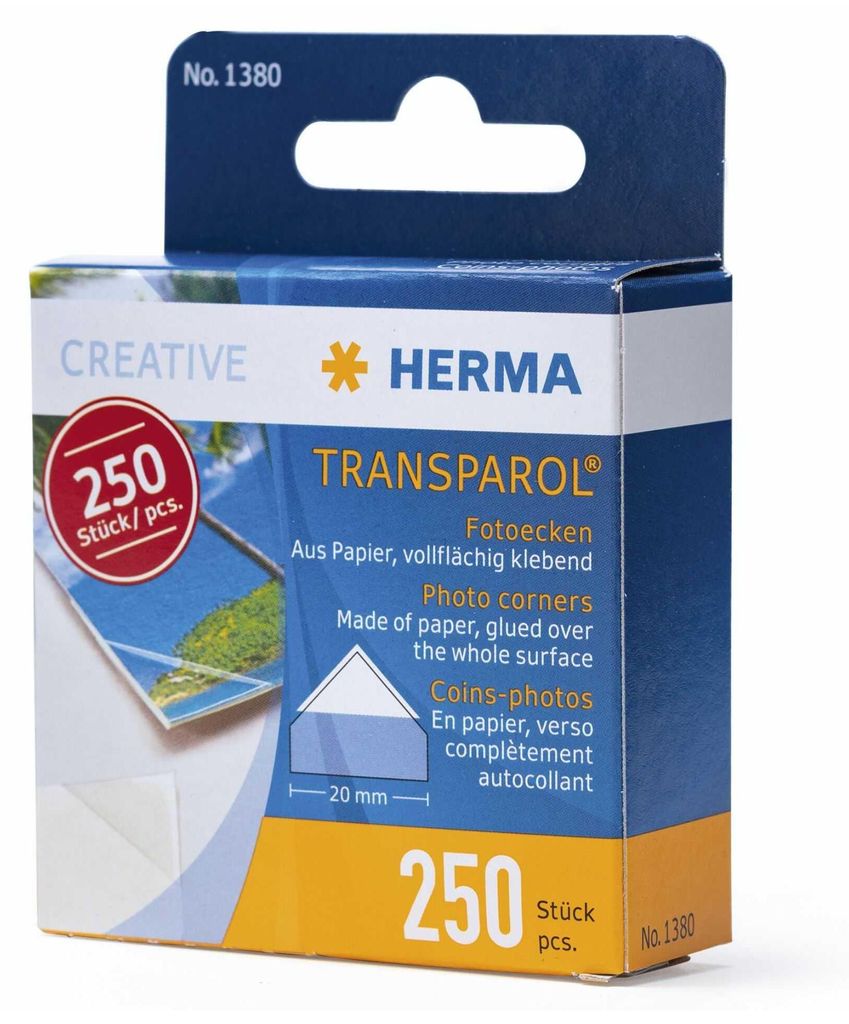 HERMA Transparol Fotoecken 250 St. Zdjęcie produktu 