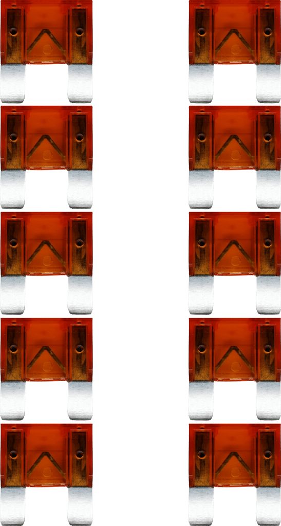 baytronic 10x fusible automobile plat Maxi orange 40A Image du produit 