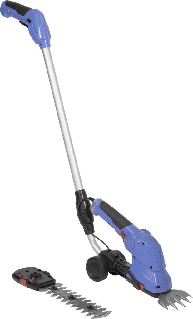 Guede GPS 7.2V-1.5 LI-ION Zweischneidige Akku-Heckenschere, Lithium-Ionen-Akku, 17 cm Schnittlänge