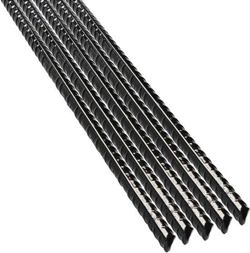 Piquets pour sol dur 30 cm en acier noir pour fixer serres et tonnelles