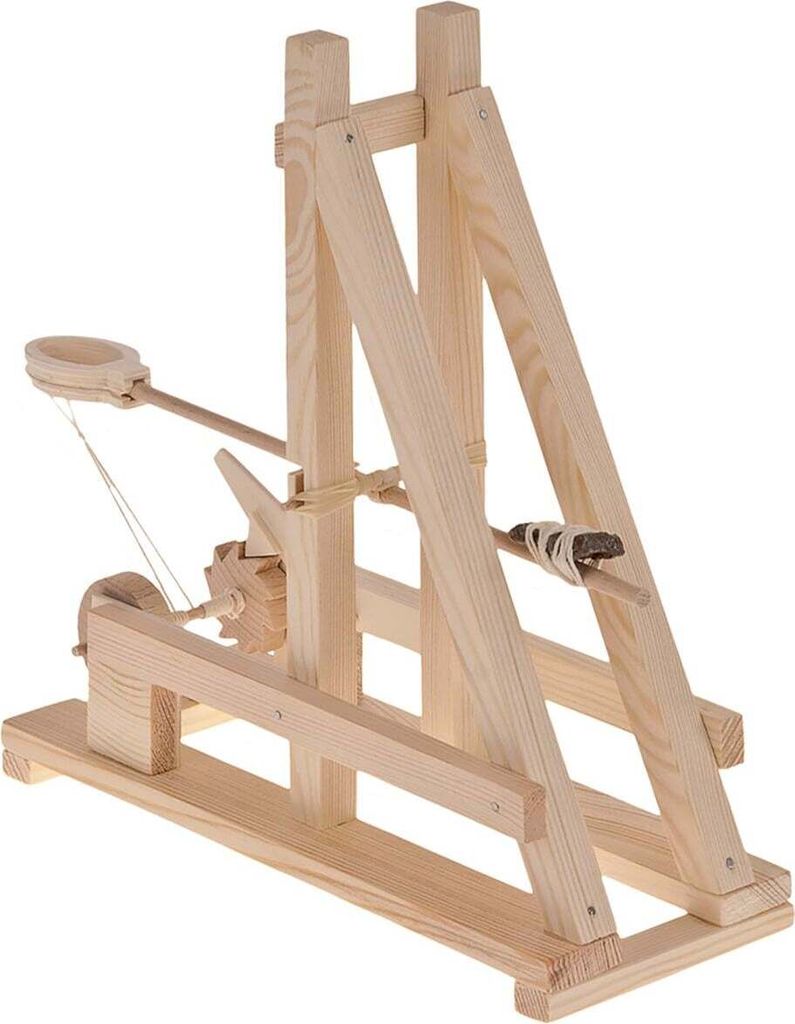 Römisches Katapult Holz Bausatz ab 11 J Produktbild 