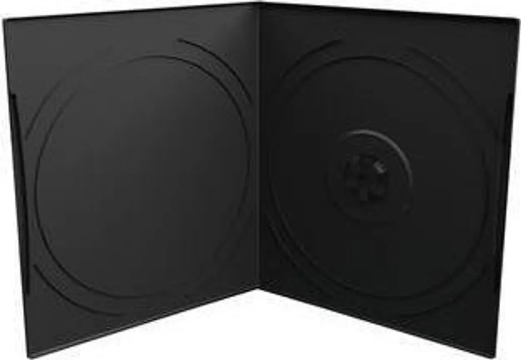 Boîtier DVD Slim 7mm Noir MediaRange Etui de Protection pour Disque