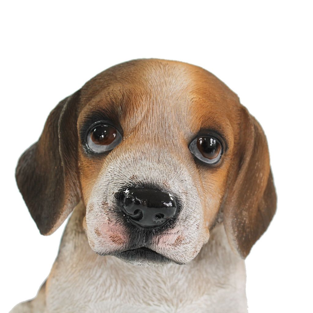 Beagle Figur sitzend Beagle Hundefigur
