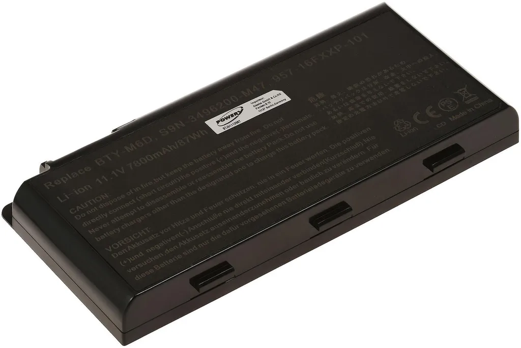 Batterie MSI BTY-M6D pour réparer un ordinateur portable usé