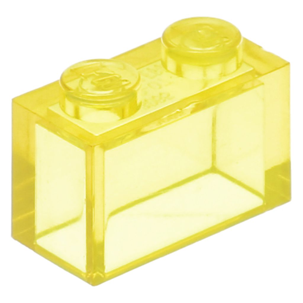 100 Stück LEGO Teil Nr. 3065 in Trans Gelb (Trans Yellow)