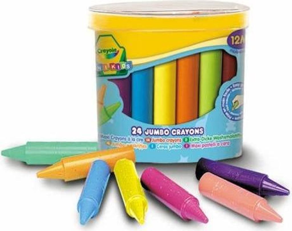 Crayola Minikids Jumbo Buntstifte, 24 Stk