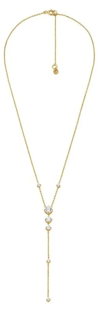 Collier plaqué or 14 carats et zircons cubiques MKC1452AN710 Premium