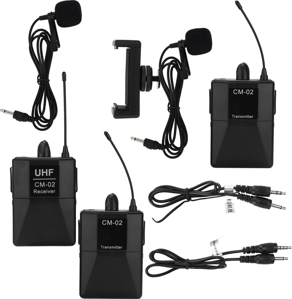 Microphone sans fil pour interview reflex et capture d'appels 16 CH - 3