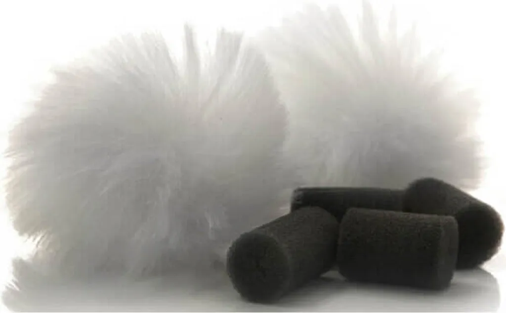 Bonnette Anti-vent Rycote Windjammer Blanche pour Micro Cravate x2