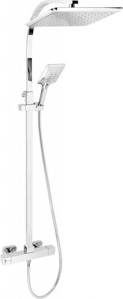 Novaservis Duschsets - Duschsystem mit Brausethermostat, Anschluss unten, Chrom SET069/TER,0