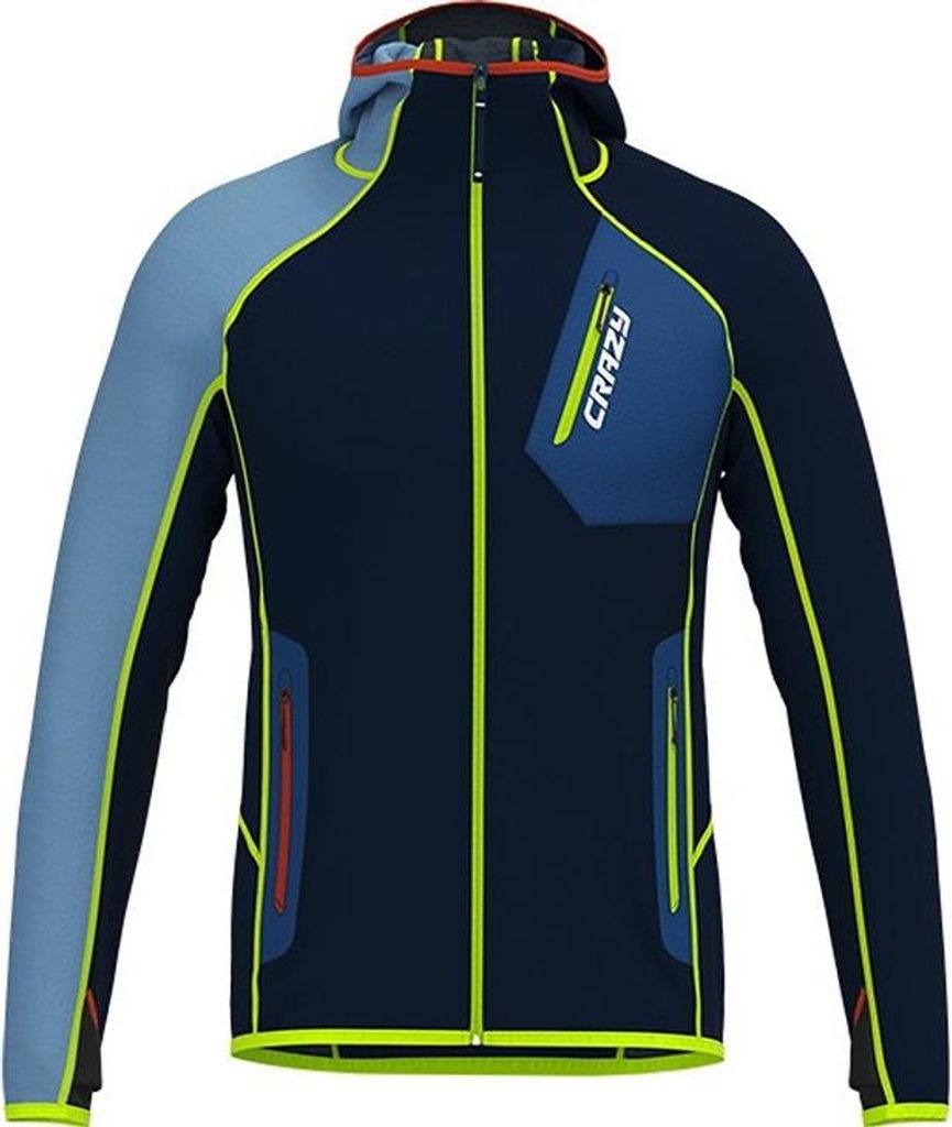 Crazy Idea Jacket Next Man liken XL; Modrá bunda