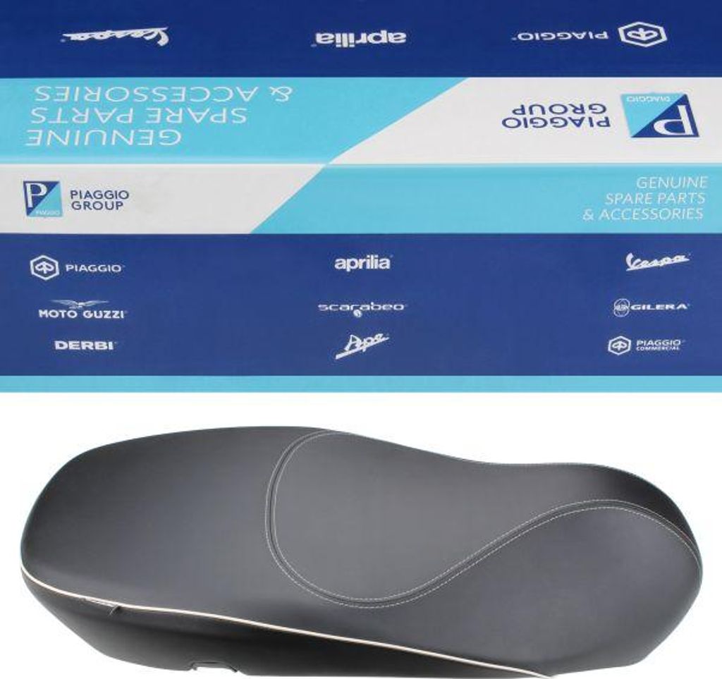 Sitzbank schwarz 1B001300 original für Piaggio Vespa Sprint Produktbild 