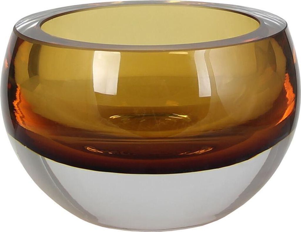 Kaheku Tischlicht Olson amber 12,5 Ø 8,5h  849001863 Produktbild 