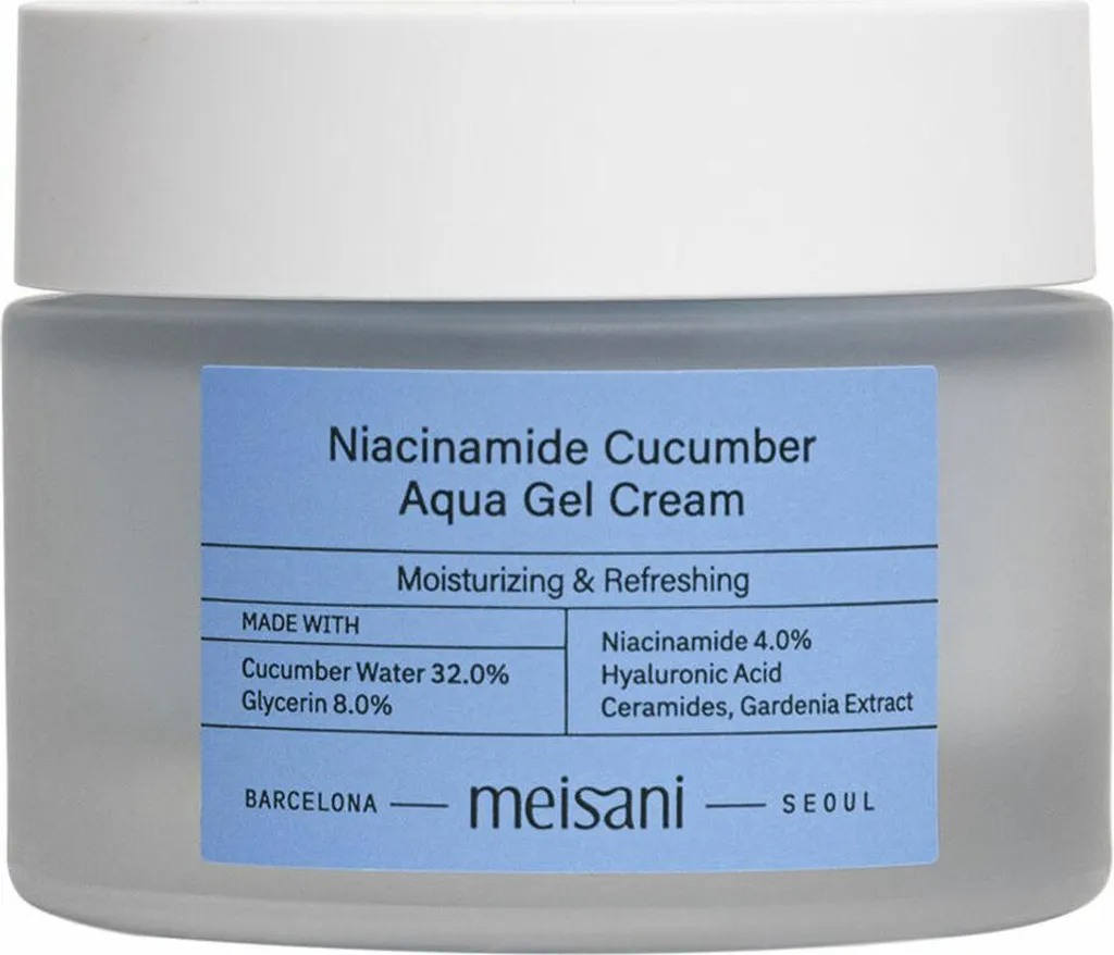 Gel-Crème Visage à la Niacinamide et Concombre 50ml - Soin Hydratant