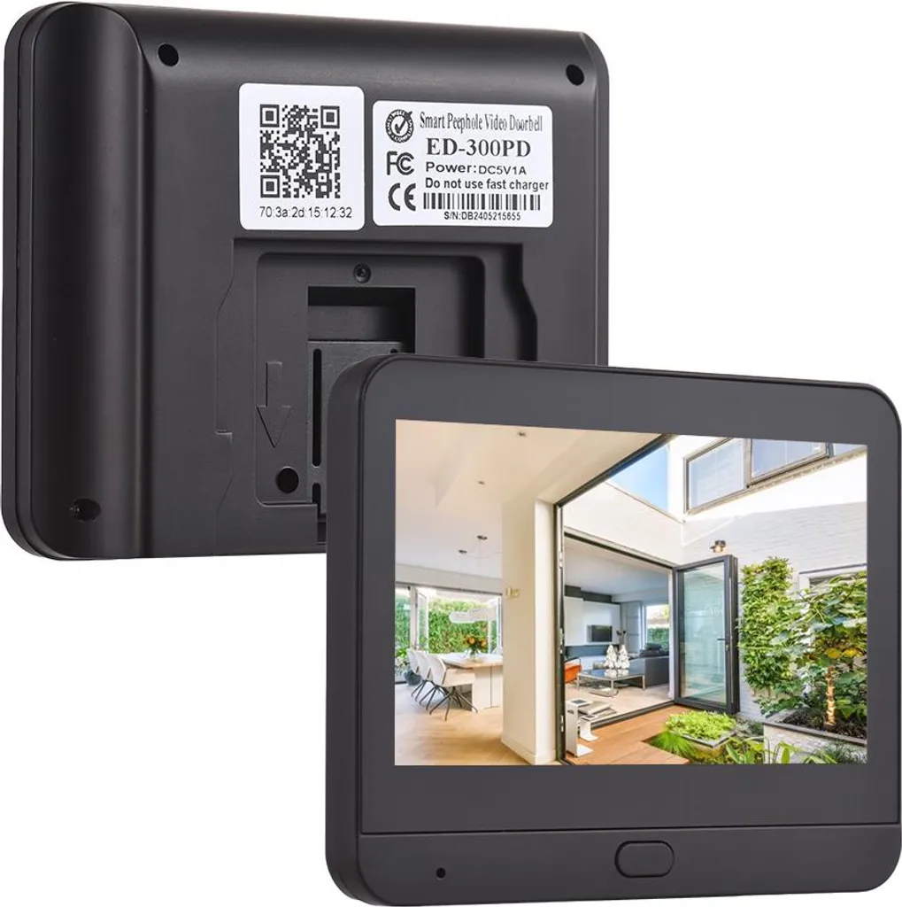 Interphone Vidéo Connecté pour Appartement avec Détection de Mouvement