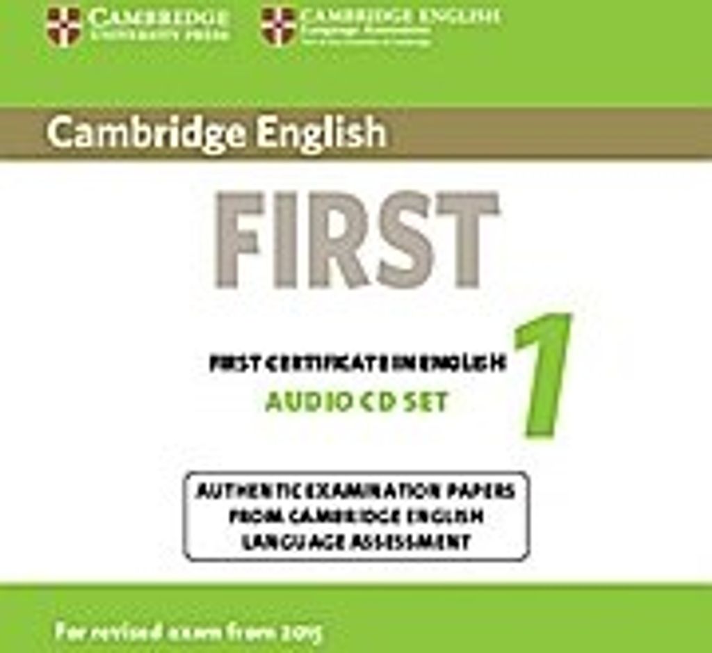 Cambridge English First 1 for Revised Exam from 2015 2 Audio-CDs