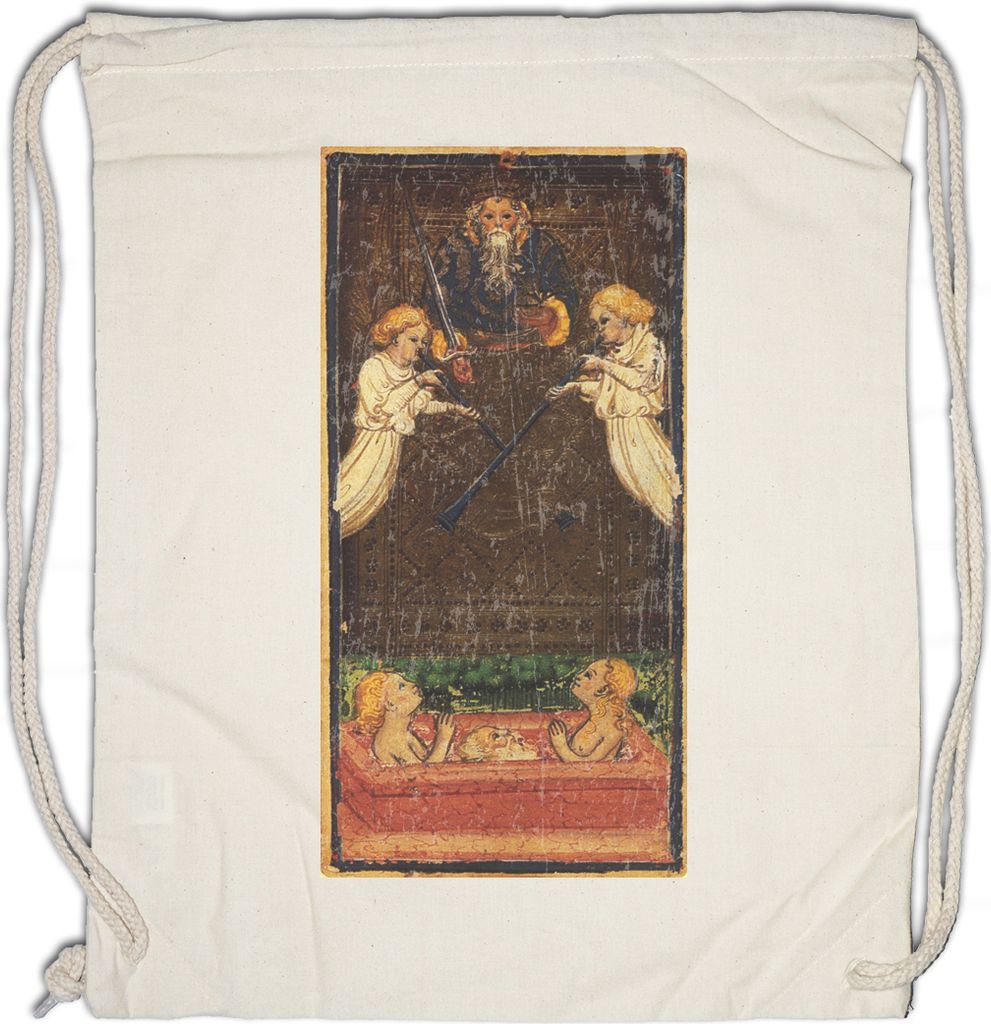 Urban Backwoods Tarot Arcanum Judgement, Turnbeutel, Farbe: Beige