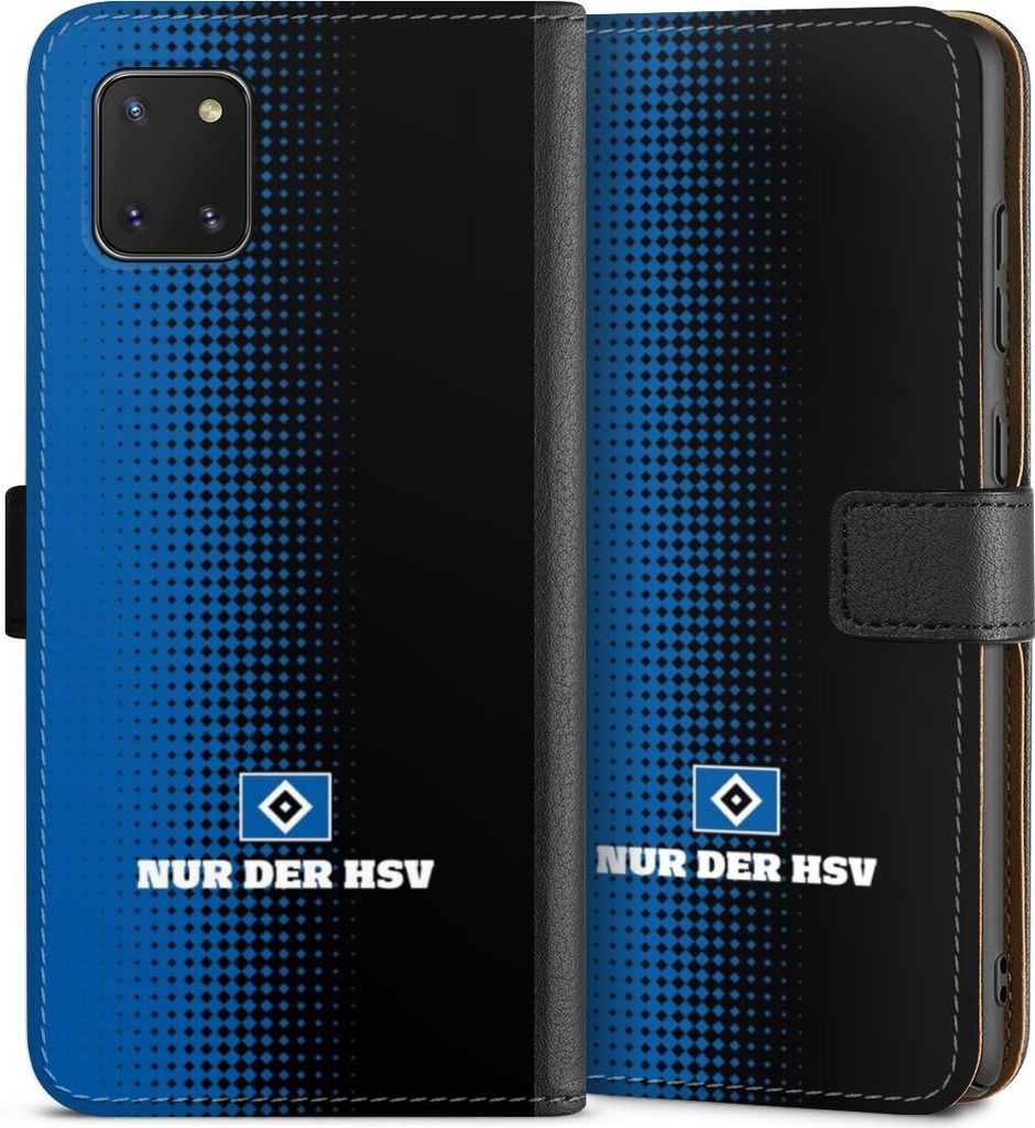 DeinDesign Klapphülle für Samsung Galaxy Note 10 lite Handytasche Lederhülle Tasche HSV Logo Offizielles Lizenzprodukt
